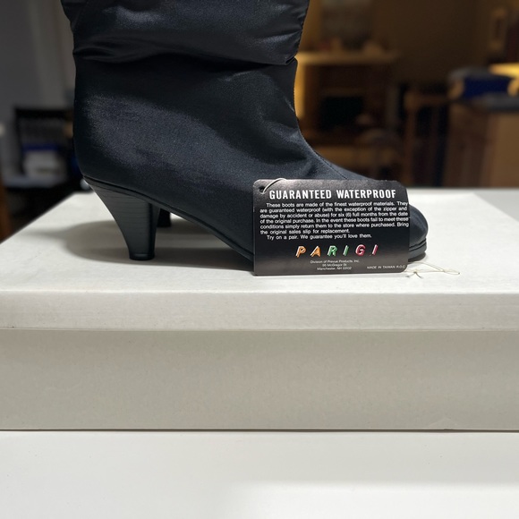 Parigi Waterproof Black Winter Boots 8M - Picture 4 of 5